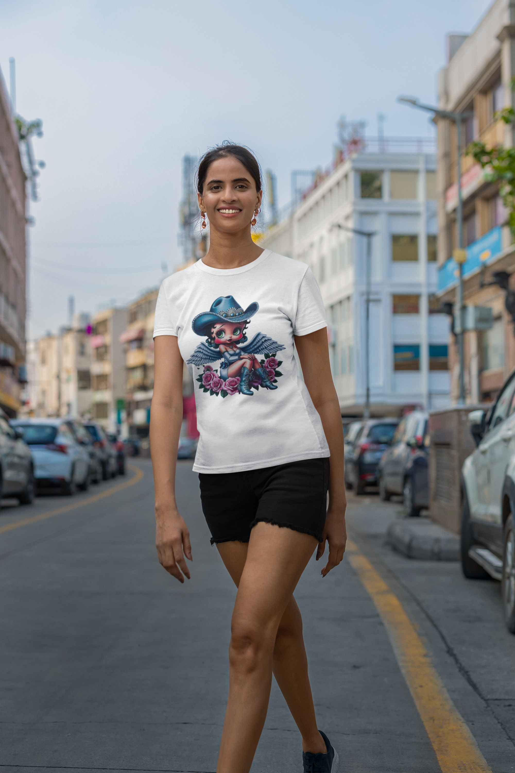 Betty Boop Cowgirl Wings T-Shirt